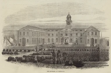 Het wapenmagazijn in Portsmouth